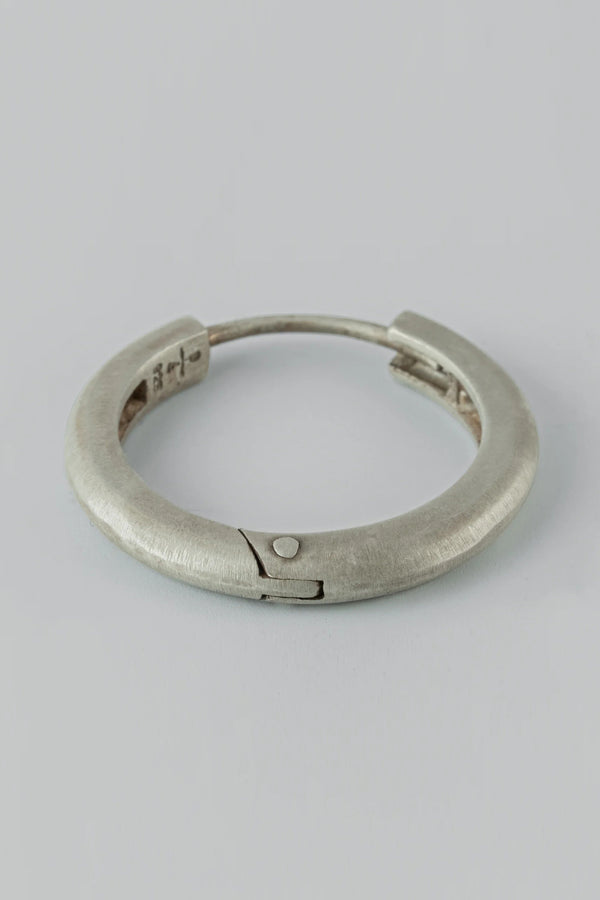 Parts of Four Hoop Hoop Earrings Collection III Highly Handcrafted PS4-1635-2-DA-ZY Dirty Silver 23mm PPOF58